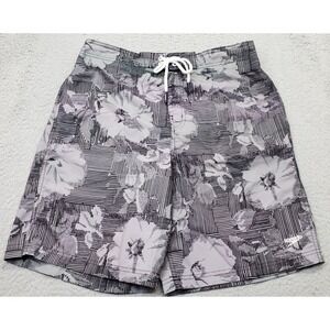 Speedo Board Shorts Mens Large Multicolor Floral Mesh Lined Swimwear Drawstring